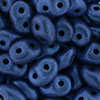 SuperDuo 5 x 2mm (loose) : Metallic Suede - Blue