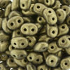 SuperDuo 2/5mm (loose) : Metallic Suede - Gold