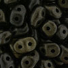 SuperDuo 2/5mm (loose) : Metallic Suede - Dk Green