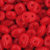 SuperDuo 5 x 2mm (loose) : Opaque Red
