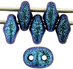 SuperDuo 5 x 2mm (loose) : Polychrome - Indigo Violet