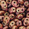 SuperDuo 2/5mm (loose) : Luster - Opaque Rose/Gold Topaz