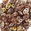 SuperDuo 2/5mm (loose) : Rosaline - Capri Gold