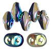 SuperDuo 2/5mm (loose) : Navy Blue/Ivory Full AB