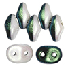 SuperDuo 2/5mm (loose) : Polynesian Mint Chocolate Cream