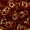 SuperDuo 5 x 2mm (loose) : Gold Marbled - Siam Ruby