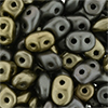 SuperDuo 2/5mm (loose) : Matte - Metallic Leather