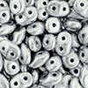 SuperDuo 2/5mm (loose) : Matte - Metallic Silver