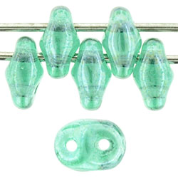 SuperDuo 5 x 2mm (loose) : Luster - Emerald