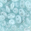 SuperDuo 2/5mm (loose) : Luster - Milky Aquamarine