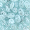 SuperDuo 5 x 2mm (loose) : Luster - Milky Aquamarine