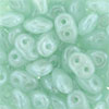 SuperDuo 2/5mm (loose) : Luster - Milky Aqua