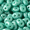 SuperDuo 2/5mm (loose) : Luster - Opaque Turquoise