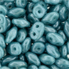 SuperDuo 5 x 2mm (loose) : Luster - Dk Turquoise