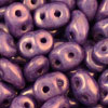 SuperDuo 2/5mm (loose) : Luster - Metallic Amethyst Chalk