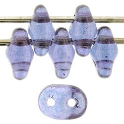 SuperDuo 5 x 2mm (loose) : Tanzanite - Vega