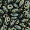 SuperDuo 2/5mm (loose) : Turquoise - Bronze Picasso