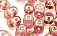 SuperDuo 5 x 2mm (loose) : Luster - Pink