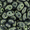SuperDuo 2/5mm (loose) : Luster - Tuquoise Green