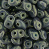 SuperDuo 2/5mm (loose) : Topaz/Pink Luster - Turquoise