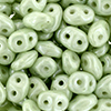 SuperDuo 2/5mm (loose) : Luster - Chalk Lt Green