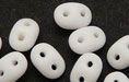 SuperDuo 2/5mm (loose) : Matte - Opaque White