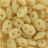 SuperDuo 5 x 2mm (loose) : Matte - Ivory