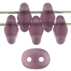 SuperDuo 5 x 2mm (loose) : Matte - Amethyst