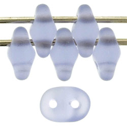 SuperDuo 5 x 2mm (loose) : Matte - Tanzanite