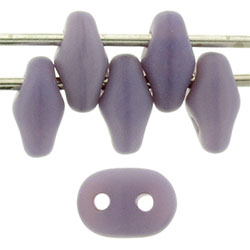 SuperDuo 5 x 2mm (loose) : Matte - Opal Violet