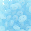 SuperDuo 5 x 2mm (loose) : Matte - Milky Aquamarine