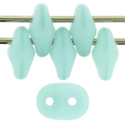 SuperDuo 5 x 2mm (loose) : Matte - Milky Seafoam