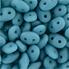 SuperDuo 5 x 2mm (loose) : Matte - Turquoise Dk Green