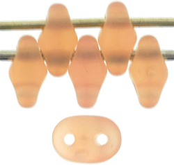 SuperDuo 5 x 2mm (loose) : Matte - Opal Pink