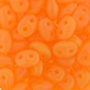 SuperDuo 5 x 2mm (loose) : Matte - Opal Orange