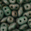 SuperDuo 2/5mm (loose) : Turquoise - Copper Picasso