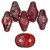 SuperDuo 5 x 2mm (loose) : Matte - Siam Ruby - Rembrandt