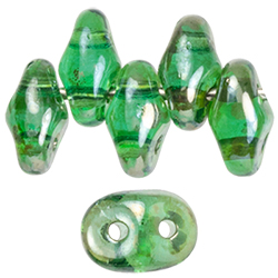 SuperDuo 5 x 2mm (loose) : Emerald - Rembrandt