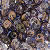 SuperDuo 5 x 2mm (loose) : Luster Bronze 1/2 - Rosaline