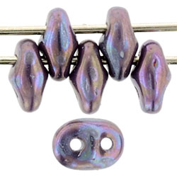 SuperDuo 5 x 2mm (loose) : Nebula - Opaque Amethyst