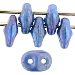 SuperDuo 5 x 2mm (loose) : Nebula - Blue Turquoise