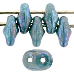 SuperDuo 5 x 2mm (loose) : Nebula - Opaque Turquoise