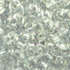 SuperDuo 5 x 2mm (loose) : Crystal - Silver-Lined