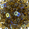 SuperDuo 2/5mm (loose) : Smoky Topaz AB