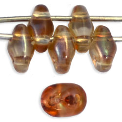 SuperDuo 5 x 2mm (loose) : Crystal - Celsian
