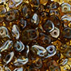 SuperDuo 2/5mm (loose) : Smoky Topaz - Celsian