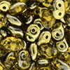 SuperDuo 2/5mm (loose) : Amber - Topaz