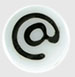 Letter Beads (White) 6mm (loose) : Symbol @