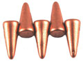 Spikes 4/10mm (loose) : Matte - Metallic Copper
