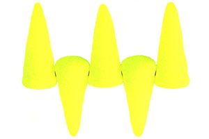 Spikes 5/13mm (loose) : Neon - Yellow